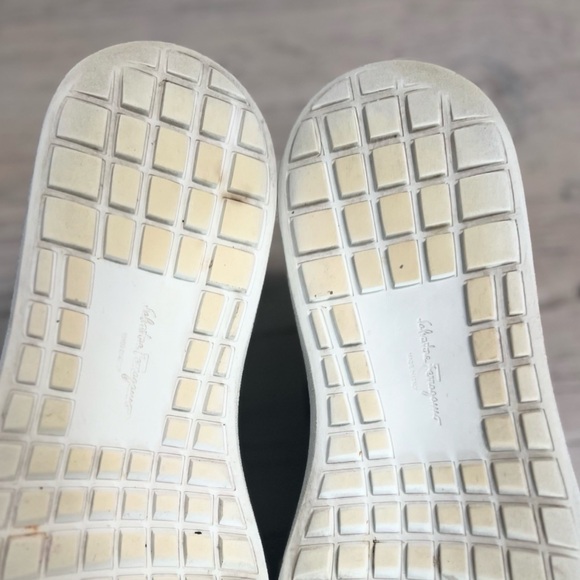 Salvatore Ferragamo Men's Blue Sneakers Size 12M Casual Lace-Up - Picture 15 of 15